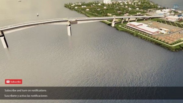 Eshima Ohashi Bridge - Incredibly steep bridge - Cities Skylines Japan