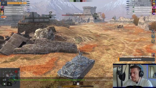 ИС-7 рано списывать со счетов, этот дед даст фору молодым // Tanks Blitz смотреть онлайн