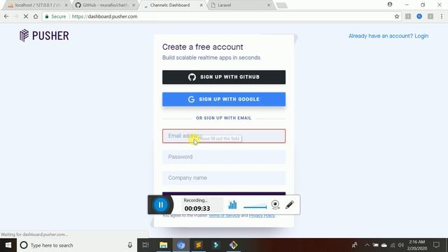 Laravel chat system смотреть онлайн
