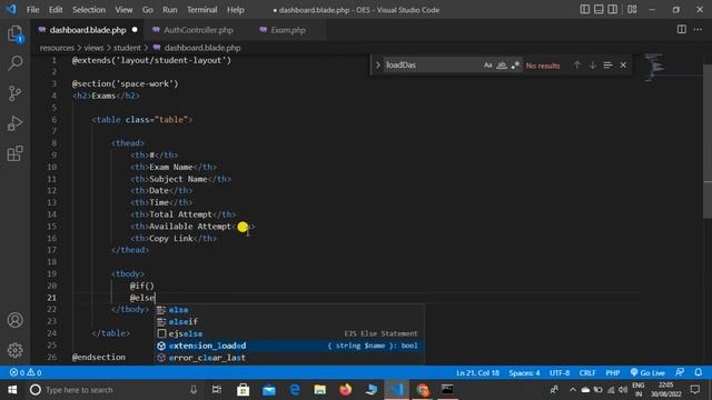 Online Examination System #29 - Show Exams on Student Dashboard in Laravel in Hindi #laravelproject смотреть онлайн