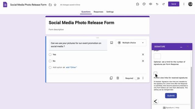 How to Add an Electronic Signature in Google Forms смотреть онлайн