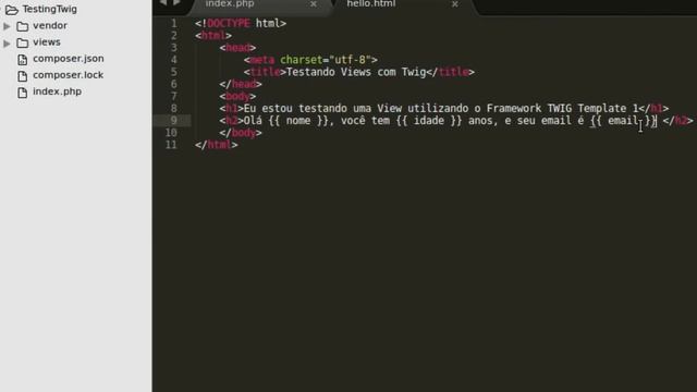 Introdução ao Twig 1 - Engine Template em PHP смотреть онлайн