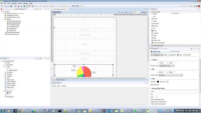 piechart in jaspersoft смотреть онлайн