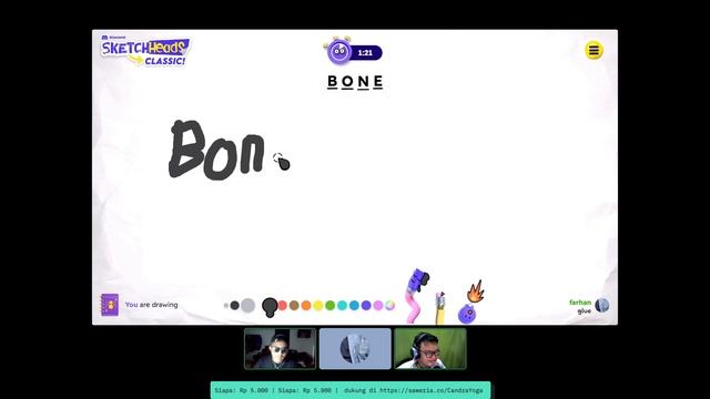 Tebak Gambar Ngakak di Discord | Sketch Heads Discord смотреть онлайн