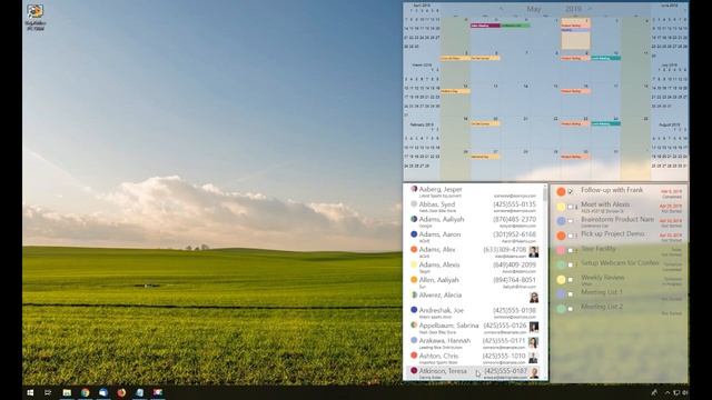 How to create a Google Calendar or Outlook Calendar Desktop Widget using DejaOffice PC CRM смотреть онлайн