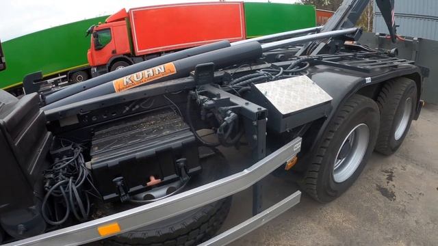 Renault KERAX 26 420,6X4,ABROLLKIPPER PALFINGER смотреть онлайн