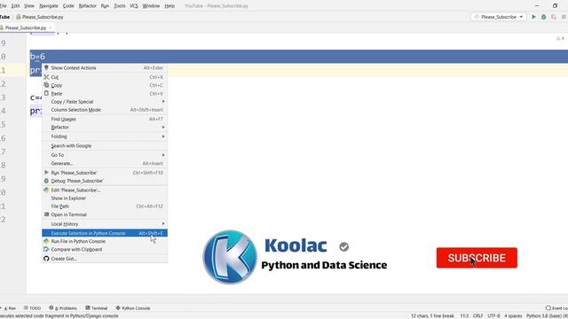 How to run only part of my Python file in PyCharm IDE + Custom Shortcut смотреть онлайн