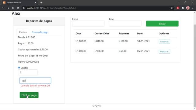 Sistema de venta PHP POO MVC MYSQL Interfaz reporte de pagos del proveedor #111 смотреть онлайн