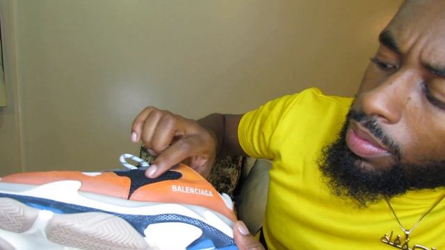 Balenciaga Triple S Orange Unboxing and Quick Review. смотреть онлайн