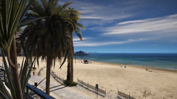 Grand Theft Auto 5 Пляж Море Расслабляющая атмосфера | Сон, Расслабление, GTA V - 4K ASMR Relaxatio