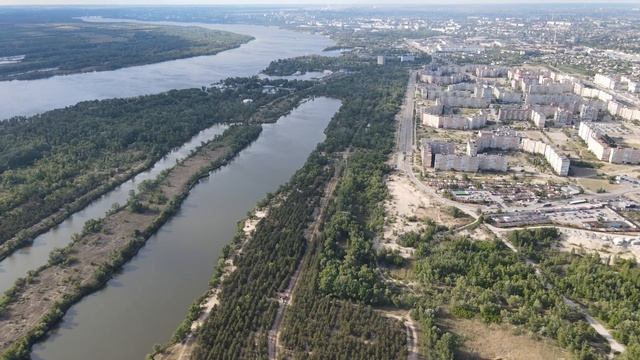 Пролет части Детской Железной дороги г. Запорожье (Пески) смотреть онлайн