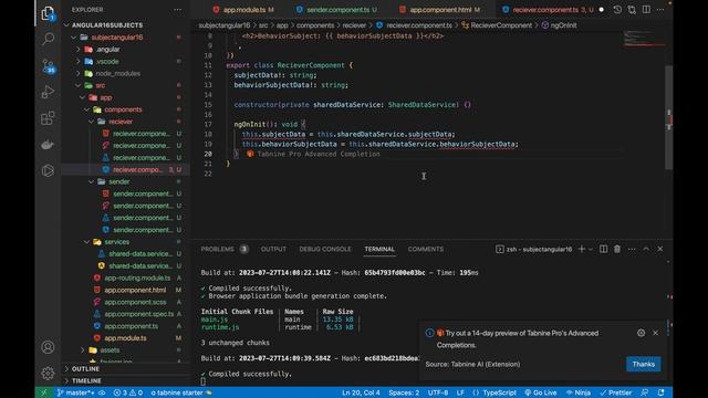 Angular 16 Subject vs Behavior Subject - State Management смотреть онлайн