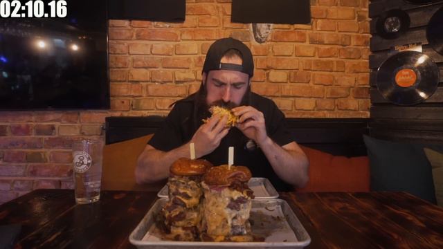 BREAK THE RECORD FOR THE MOST MEAT EVER EATEN TO BEAT THIS SWEDISH BURGER CHALLENGE | BeardMeatsFoo смотреть онлайн