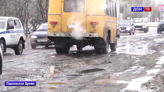 Дорога Павловск - Калач: спасают только морозы. г. Павловск Воронежской обл смотреть онлайн
