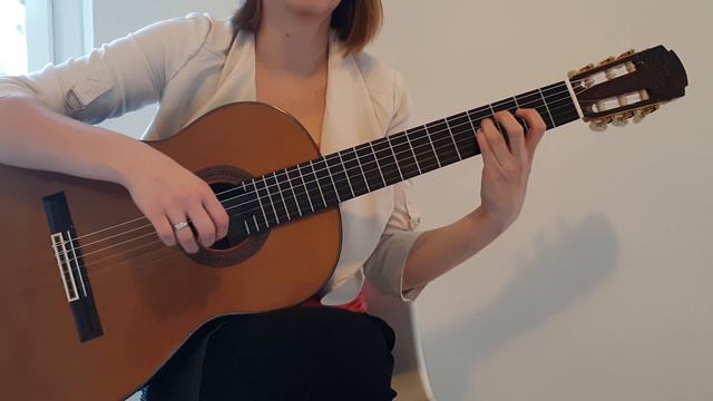 From Disney's Frozen 2 INTO THE UNKNOWN Fingerstyle Guitar Tutorial with Tabs on the Screen смотреть онлайн