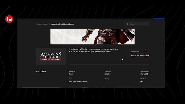 WILL Assassin's Creed 2 Be Free For Lifetime on EPIC GAMES ??? | AC 2 Free From Epic This Week?!! смотреть онлайн