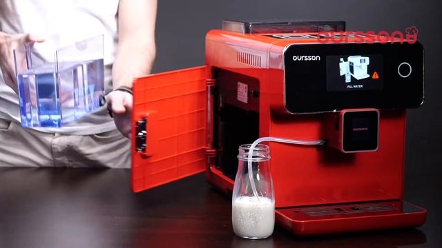 Oursson Automatic Coffee Machine, AM6250/RD: Cleaning смотреть онлайн