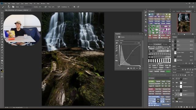 Post Processing Waterfalls Photography in Photoshop and Lightroom using luminosity and layer masks смотреть онлайн