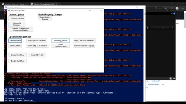 Debloat Windows 10 смотреть онлайн