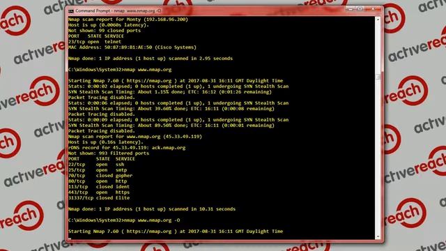 Nmap port scanner introduction смотреть онлайн