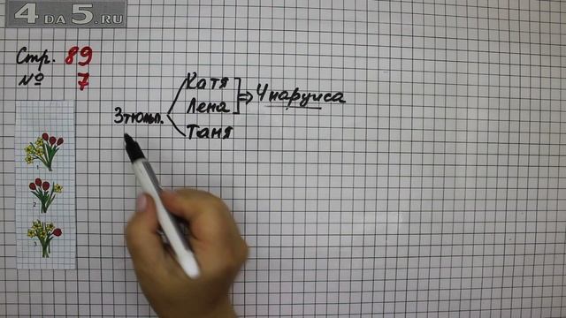 Страница 89 Задание 7 – Математика 2 класс Моро М.И. – Учебник Часть 1 смотреть онлайн