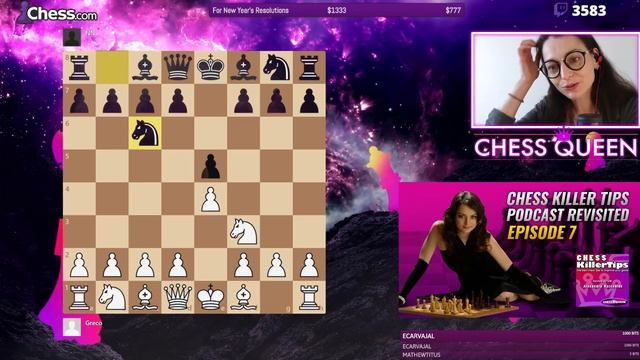 Chess Killer Tips Podcast Revisited by Alexandra Kosteniuk. Episode 7 - how to play the opening. смотреть онлайн