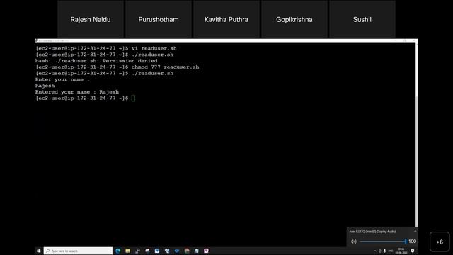 Variables in Shell Scripting смотреть онлайн