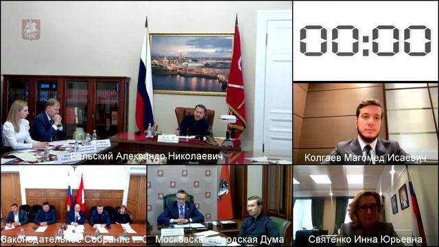 14.04.2022. Заседание Клуба законодателей городов федерального значения смотреть онлайн
