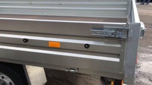 МЗСА 817738.001 - Двухосный прицеп. Платформа. Откидные все борта