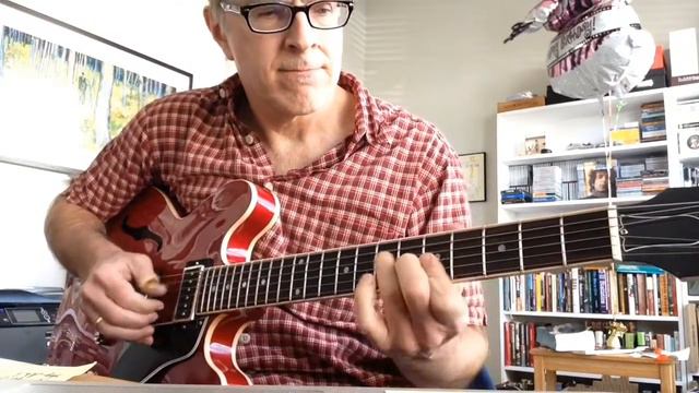 Lollar single coil (p90-like) neck pickup in ES335 смотреть онлайн