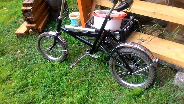 Самодельный разборный велосипед смотреть онлайн