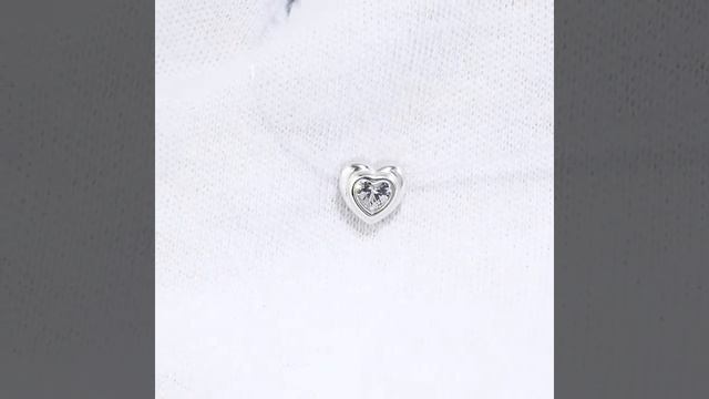 Серебряное колье SOKOLOV с фианитом 94070154 смотреть онлайн