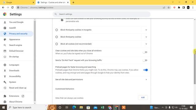 How To Enable Chrome Cookies | How To Enable Third-Party Cookies Chrome смотреть онлайн