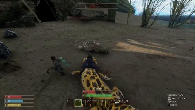 How To Tame A Gecko In Smalland Survive The Wilds - Rhino Beetle Boss Fight смотреть онлайн