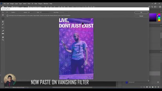 Photoshop Vanishing point paste not working problem solution #photoshop смотреть онлайн