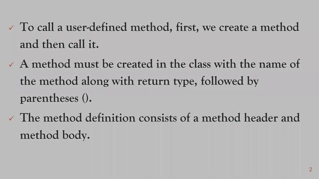 JAVA PROGRAMMING CLASS-33 || Calling a Method in Java || смотреть онлайн