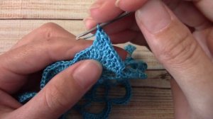 Простая салфетка крючком для начинающих