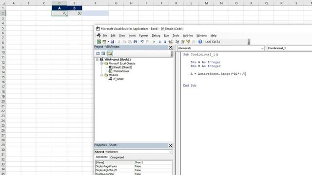 Excel VBA: Declaración If - Else смотреть онлайн