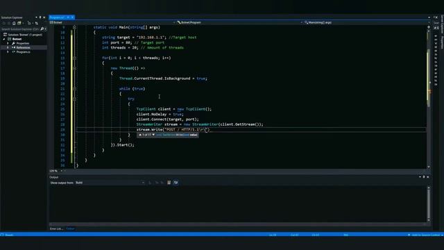 C# ddos fake смотреть онлайн