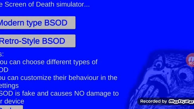 Blue screen simulator ep 1 смотреть онлайн