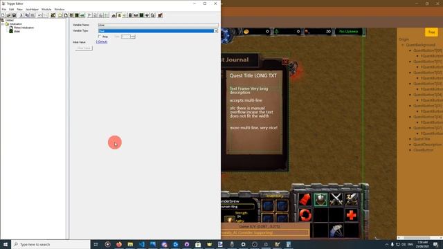 Warcraft 3 UI Designer: Quest Log with GUI Tutorial смотреть онлайн