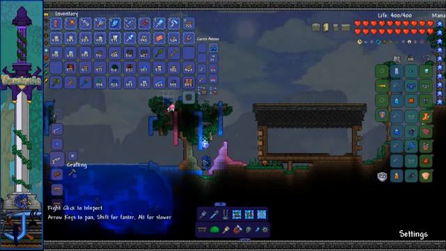 | Terraria | Speed Build | Slime Rain After: Effects The Invaded Forest | смотреть онлайн