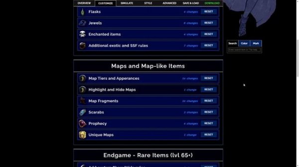 PoE 3.10 Лут Фильтр, гайд по Filter Blade