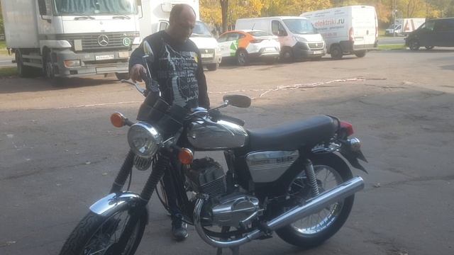 ЯВА 640 КАЛИФОРНИЯ запуск мотора после замены подшипника НГШ... смотреть онлайн