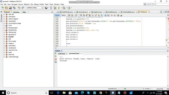 Creating IDs login and Compose Mail using Java