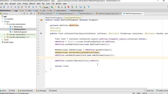 Android WebView - Binding JavaScript code to Android code смотреть онлайн