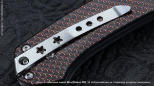 Складной нож Reptilian Пчак-1 (Красная рукоять, D2)