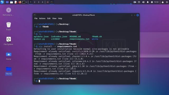SMS Bombing And Call Bombing From TBomb | Kali Linux | Github смотреть онлайн