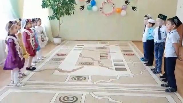 Татарский народный танец "Шома бас" смотреть онлайн