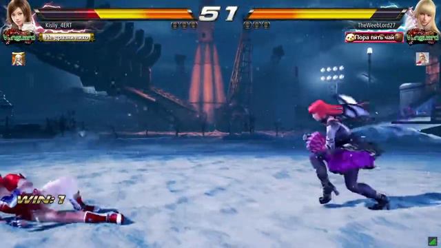 Tekken 7 Asuka Kazama trap f3(hold) cancel to b3/1+2/d1+2 on wakeup after tailspin смотреть онлайн